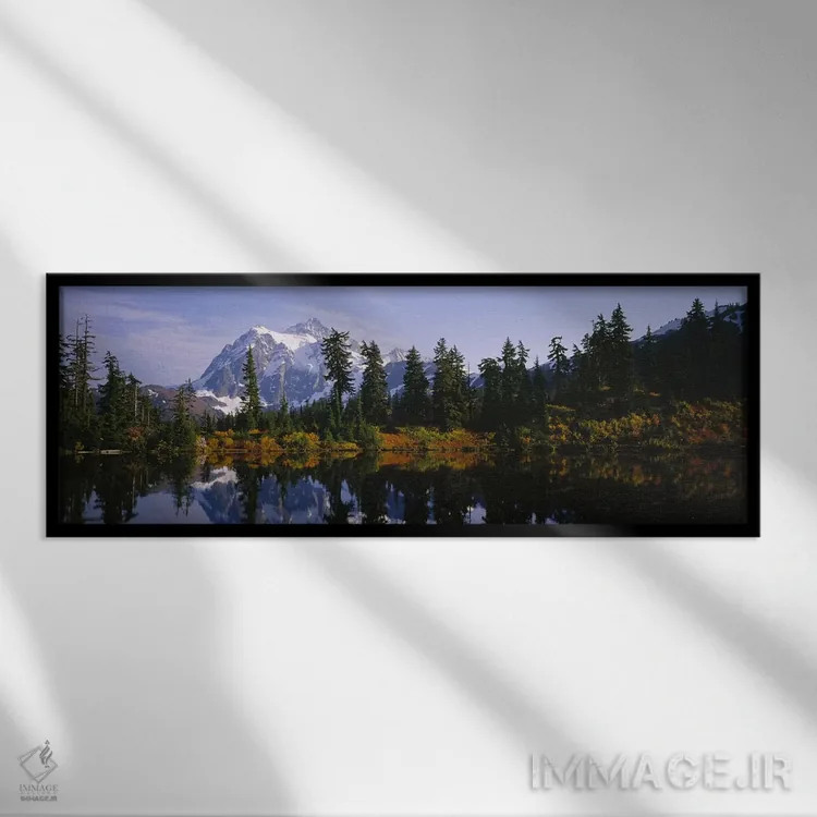 تابلو دکوراتیو Mount Shuksan, North Cascades National Park, Washington… اثر پانورامیک ایمجز - نمای قابدار مشکی