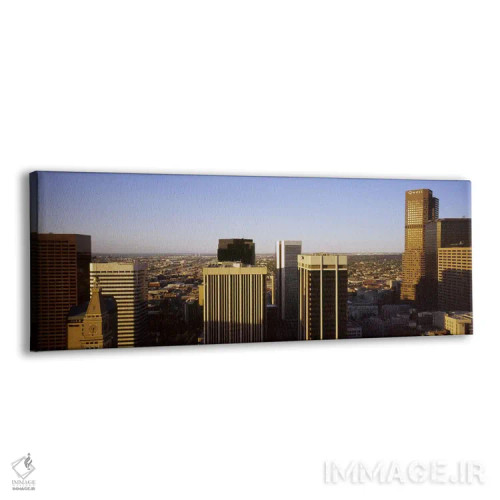 تابلو دکوراتیو Colorado, USA,آسمان خراش ها در یک شهر، دنور، کلرادو، آم… اثر پانورامیک ایمجز - نمای پرسپکتیو محصول