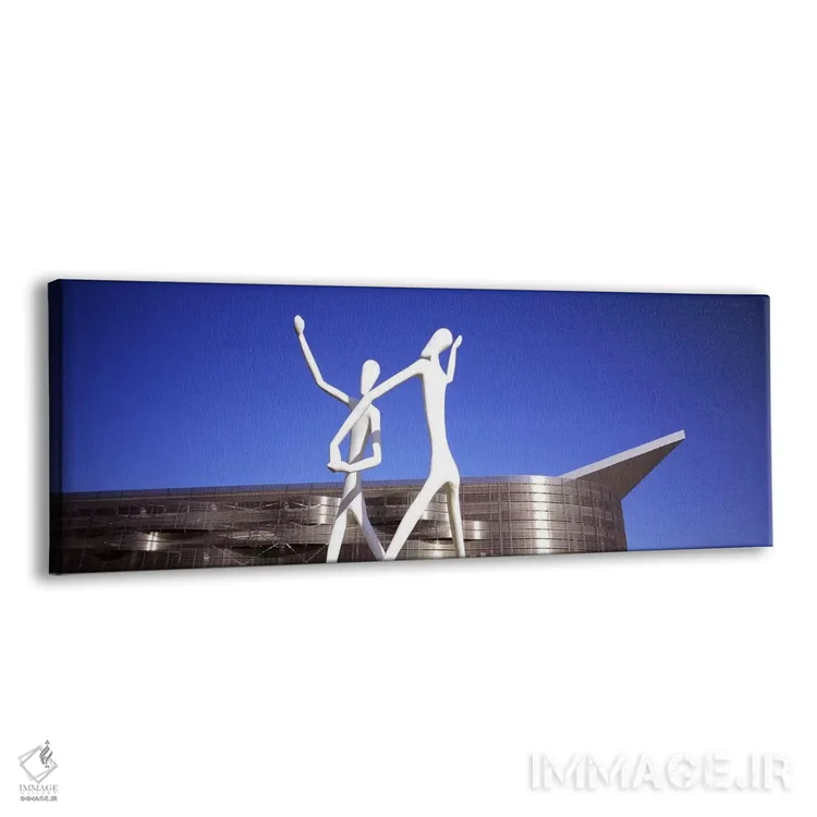 تابلو دکوراتیو Colorado Convention Center, Denver, Colorado, USA,مجسمه رقصندگان اثر جانات… - نمای پرسپکتیو محصول
