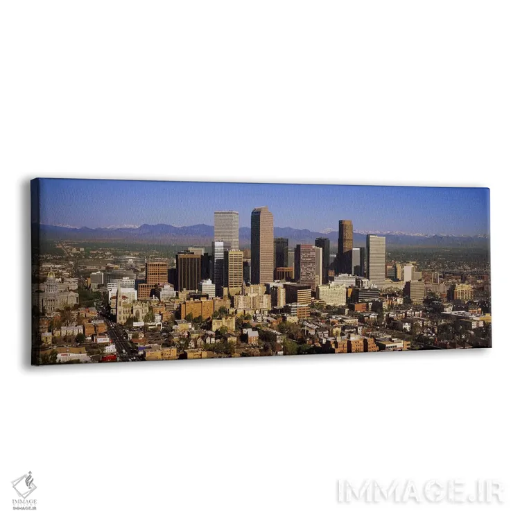 تابلو دکوراتیو Denver, Colorado, USA #2,آسمان خراش ها در یک شهر، دنور… اثر پانورامیک ایمجز - نمای پرسپکتیو محصول