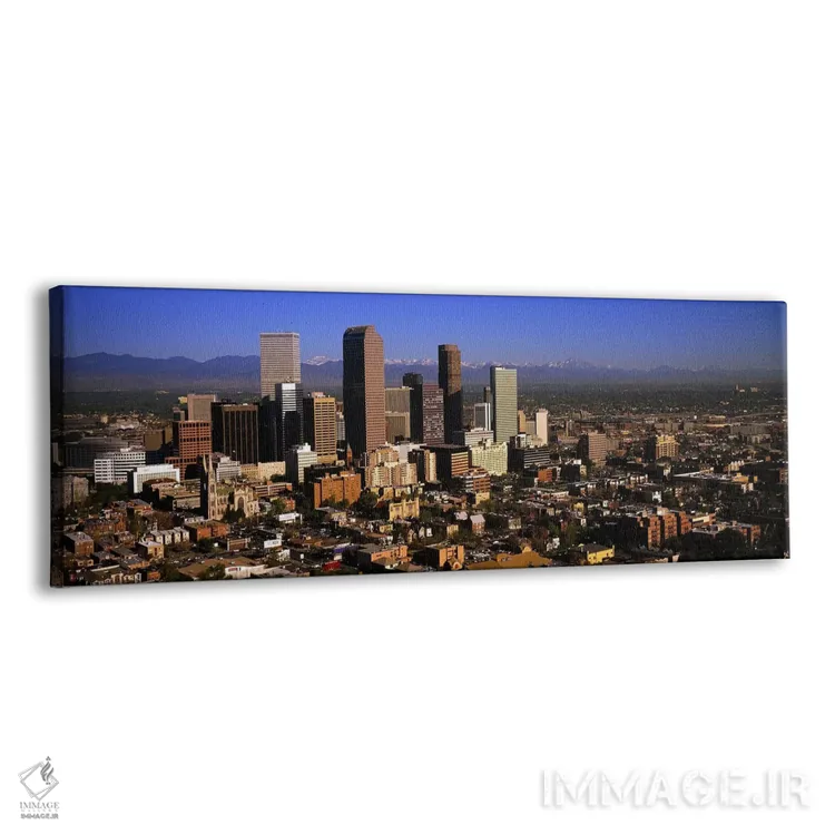 تابلو دکوراتیو Denver, Colorado, USA #3,آسمان خراش ها در یک شهر، دنور… اثر پانورامیک ایمجز - نمای پرسپکتیو محصول