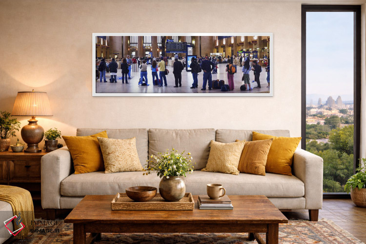 تابلو دکوراتیو 30th Street Station, Schuylkill River, Philadelphia, Pe… اثر پانورامیک ایمجز - D5W