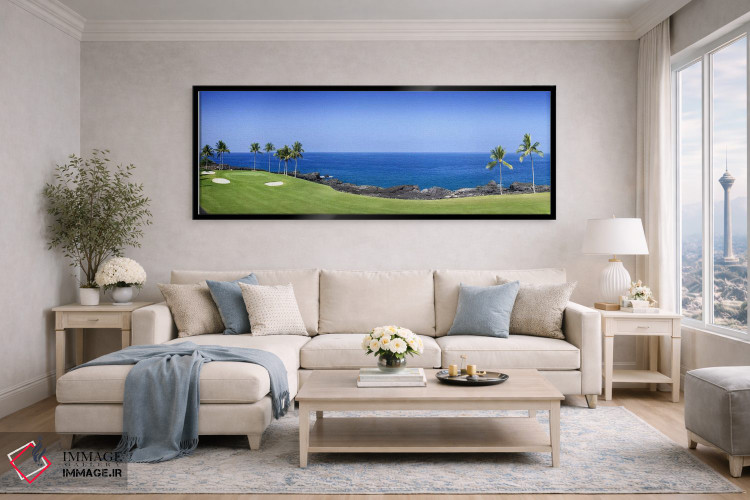 تابلو دکوراتیو 3rd Hole, Kona Country Club, Keauhou, Hawaii, USAA,فضای… اثر پانورامیک ایمجز - D5B
