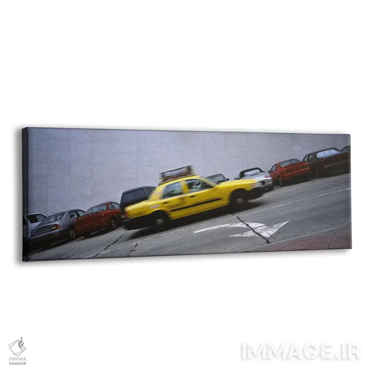 تابلو دکوراتیو San Francisco, California, USA,تاکسی در حال حرکت در جاد… اثر پانورامیک ایمجز - نمای پرسپکتیو محصول