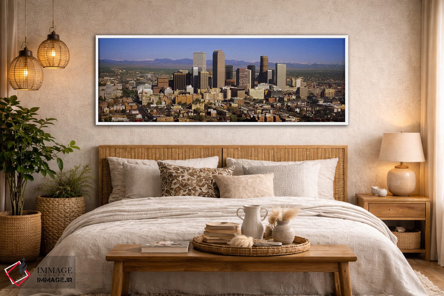 تابلو دکوراتیو Denver, Colorado, USA #2,آسمان خراش ها در یک شهر، دنور… اثر پانورامیک ایمجز - D5W