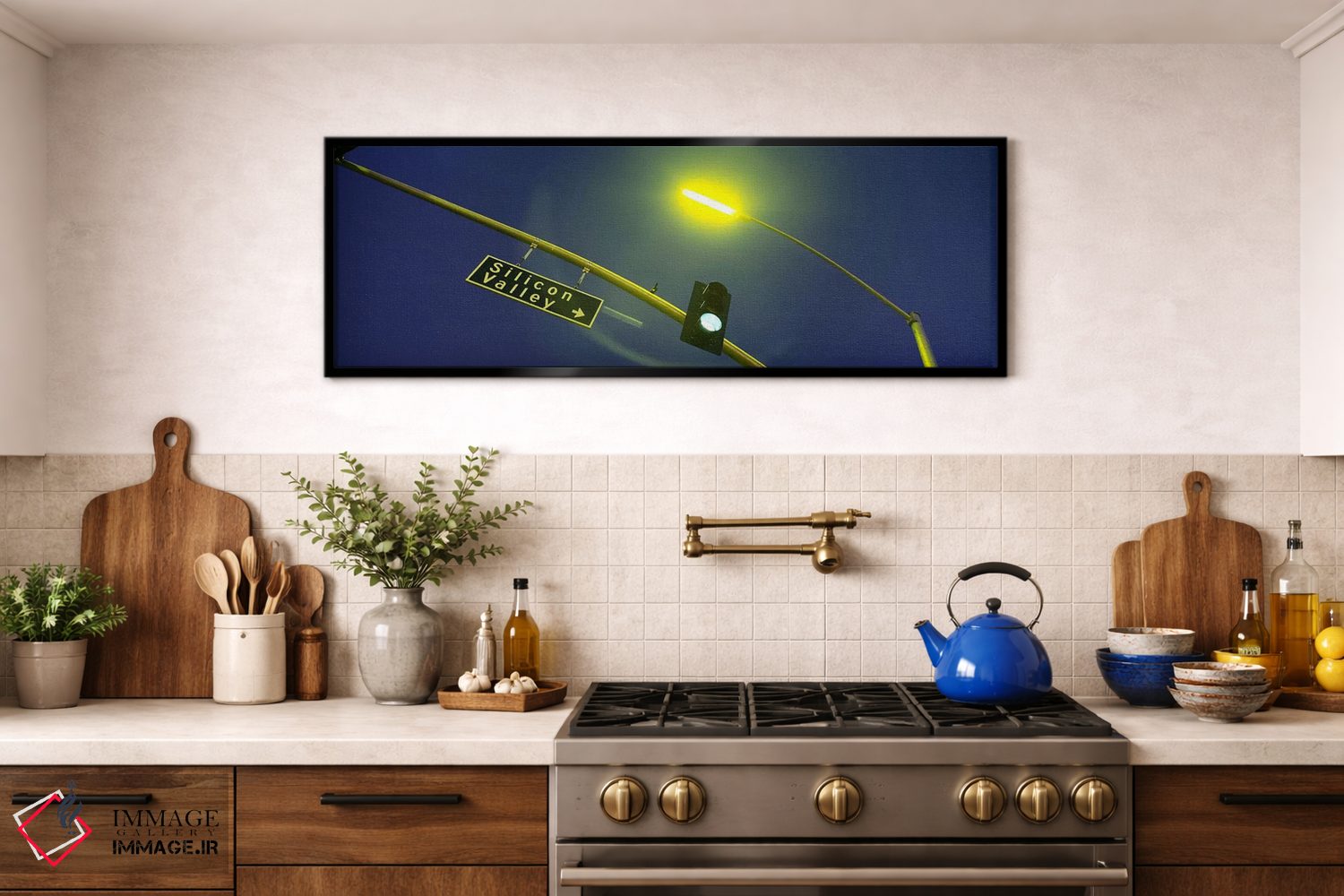 تابلو دکوراتیو Silicon Valley, San Francisco, California, USA,نمای زاو… اثر پانورامیک ایمجز - D2B