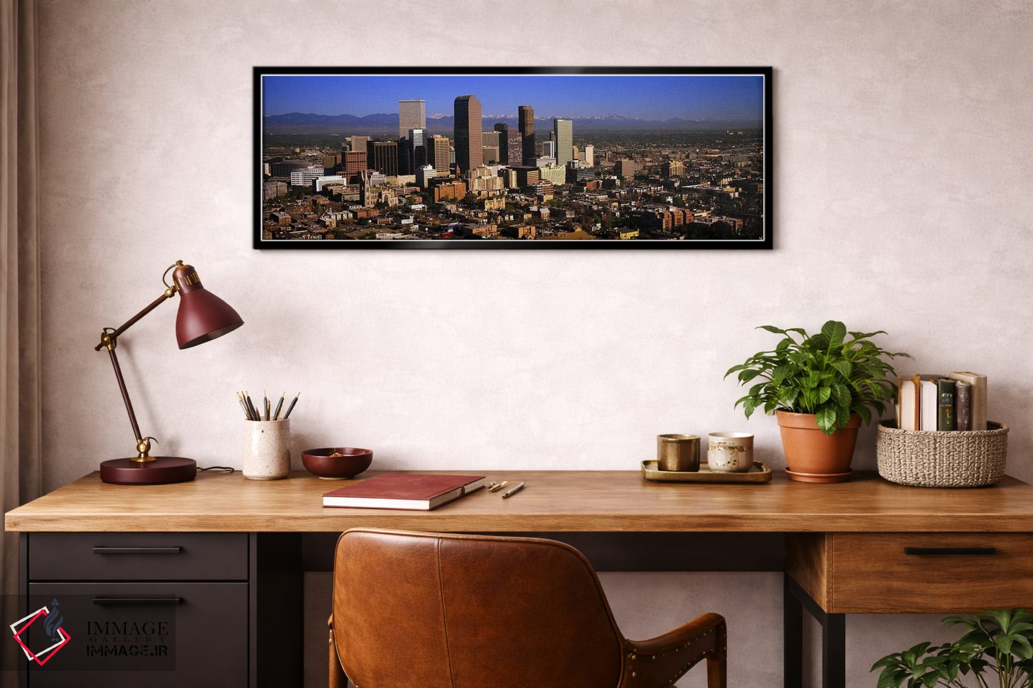 تابلو دکوراتیو Denver, Colorado, USA #3,آسمان خراش ها در یک شهر، دنور… اثر پانورامیک ایمجز - D5B