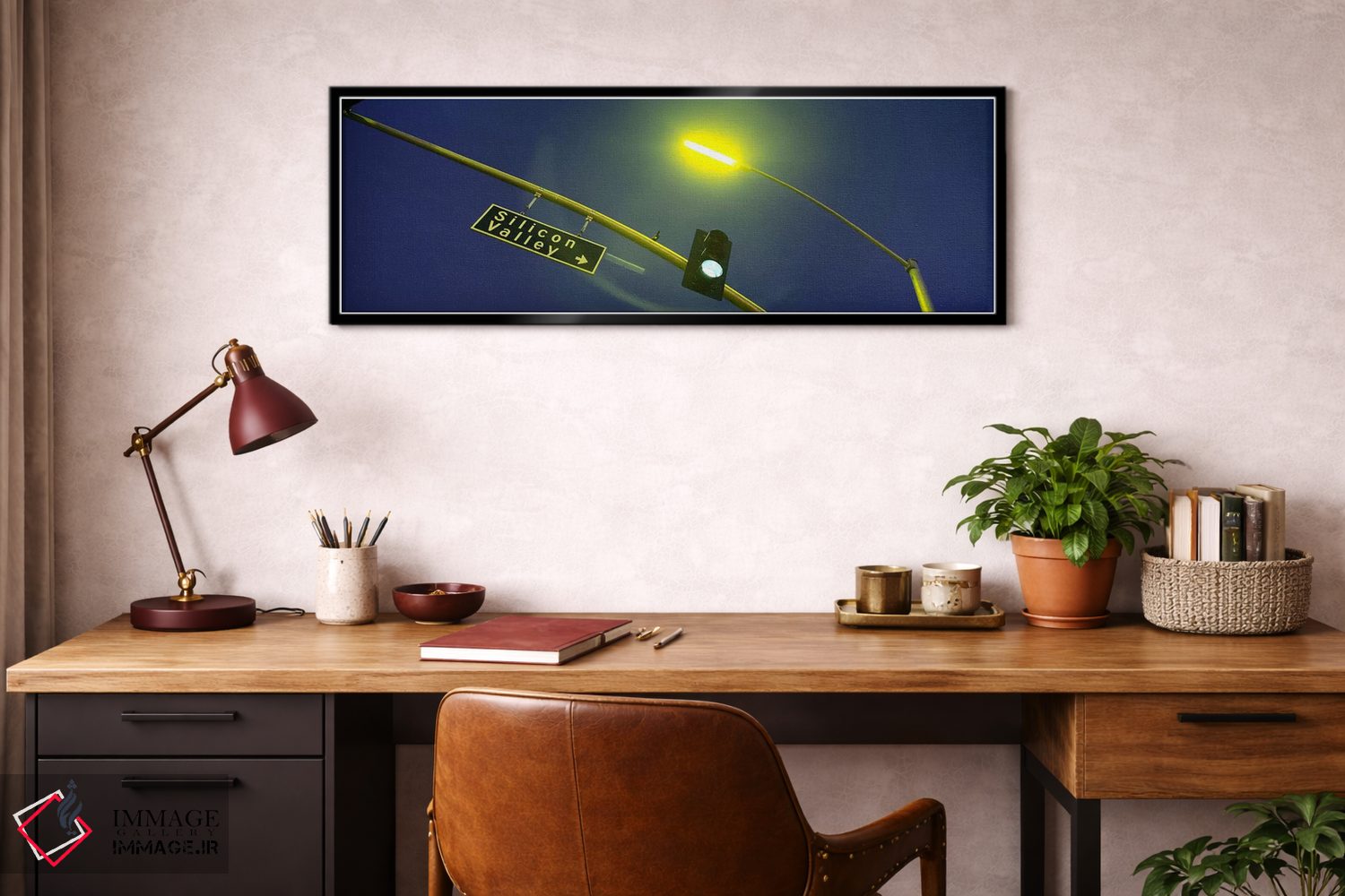 تابلو دکوراتیو Silicon Valley, San Francisco, California, USA,نمای زاو… اثر پانورامیک ایمجز - D3B