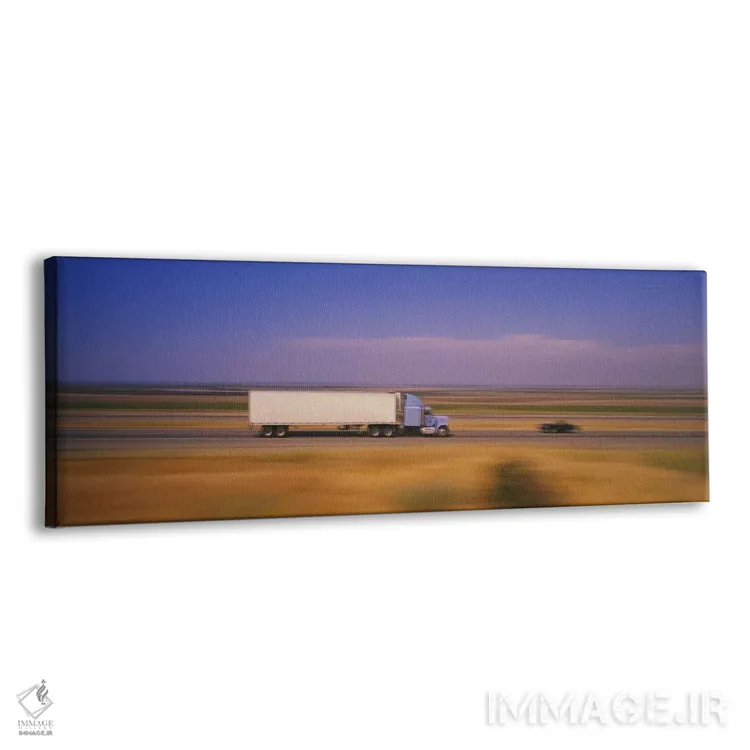 تابلو دکوراتیو Interstate 5 , California, USA,نمای حرکتی محو از ترافیک… اثر پانورامیک ایمجز - نمای پرسپکتیو محصول
