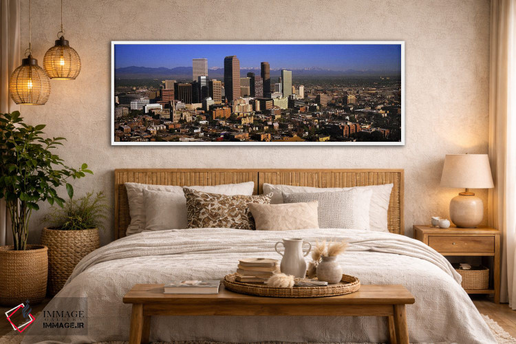 تابلو دکوراتیو Denver, Colorado, USA #3,آسمان خراش ها در یک شهر، دنور… اثر پانورامیک ایمجز - D6W