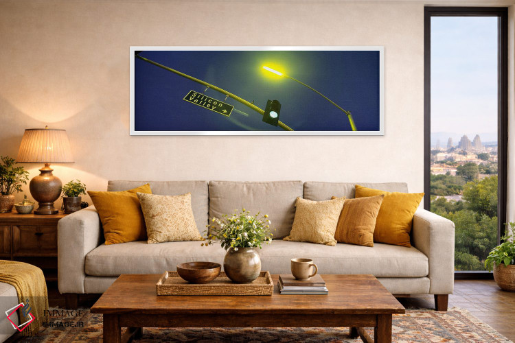 تابلو دکوراتیو Silicon Valley, San Francisco, California, USA,نمای زاو… اثر پانورامیک ایمجز - D5W