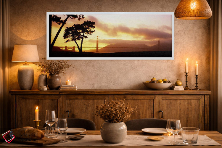 تابلو دکوراتیو Golden Gate Bridge, San Francisco, California, USA,سایه… اثر پانورامیک ایمجز - D2W