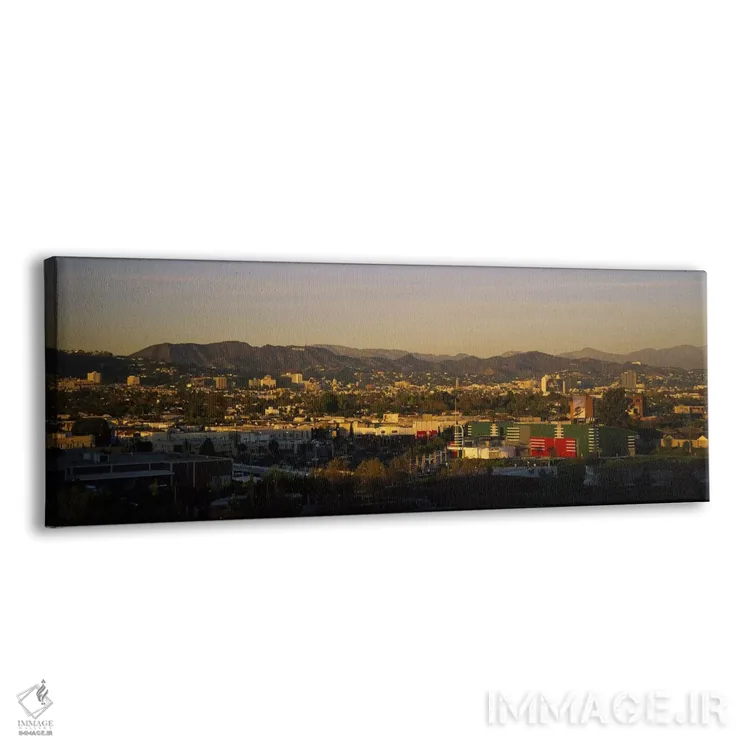 تابلو دکوراتیو San Gabriel Mountains, Hollywood Hills, City of Los Ang… اثر پانورامیک ایمجز - نمای پرسپکتیو محصول
