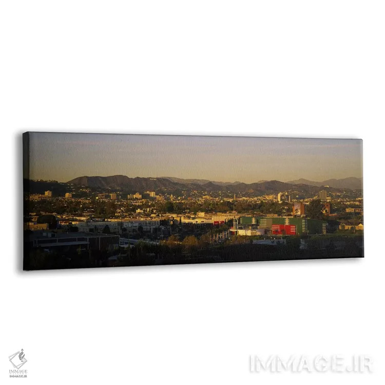 تابلو دکوراتیو San Gabriel Mountains, Hollywood Hills, City of Los Ang… اثر پانورامیک ایمجز - نمای پرسپکتیو محصول