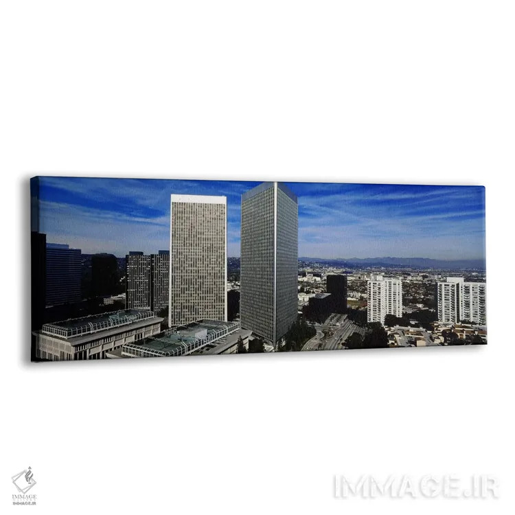 تابلو دکوراتیو San Gabriel Mountains, Hollywood Hills, Century City, C… اثر پانورامیک ایمجز - نمای پرسپکتیو محصول