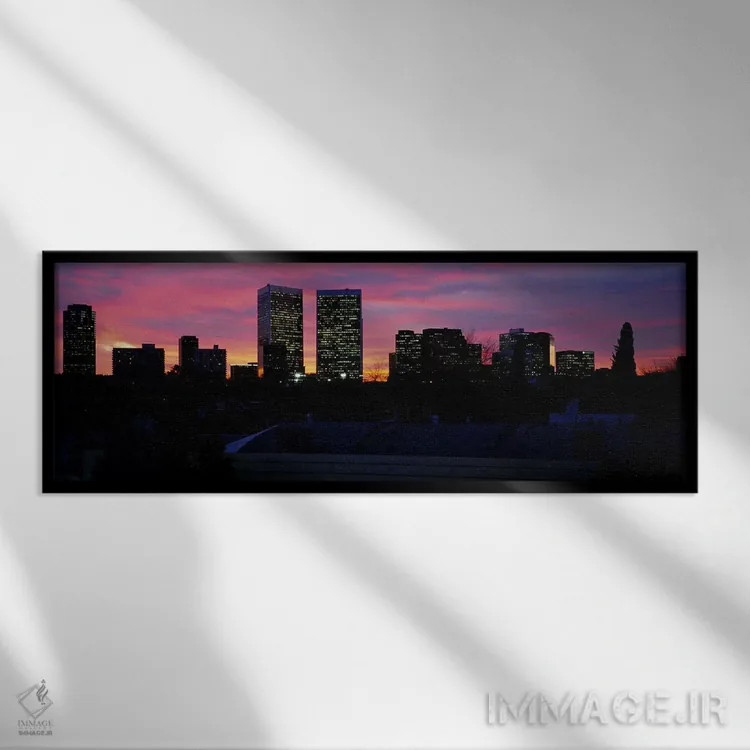 تابلو دکوراتیو Century City, City of Los Angeles, California, USA #2,س… اثر پانورامیک ایمجز - نمای قابدار مشکی