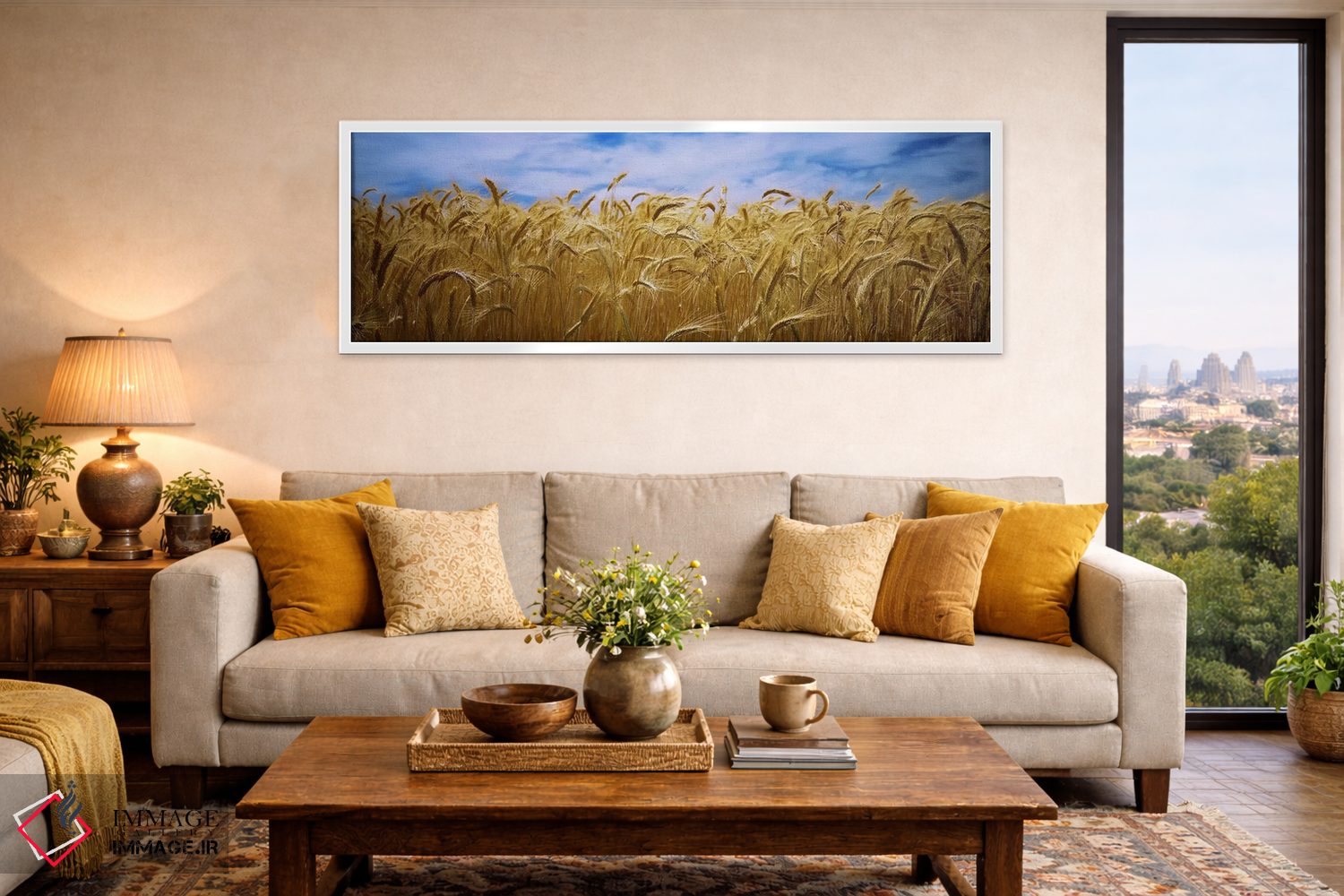 تابلو دکوراتیو Palouse Country, Washington State, USA,محصول گندم در حا… اثر پانورامیک ایمجز - D5W