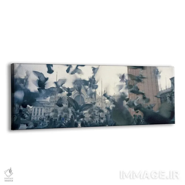 تابلو دکوراتیو St. Mark's Square, Venice, Italy,نمای زاویه پایین از گر… اثر پانورامیک ایمجز - نمای پرسپکتیو محصول