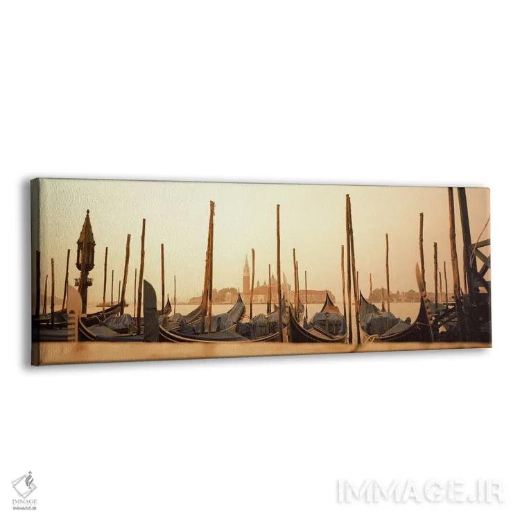 تابلو دکوراتیو San Marco Giardinetti Terminal, Venice, Italy,گوندولاها… اثر پانورامیک ایمجز - نمای پرسپکتیو محصول