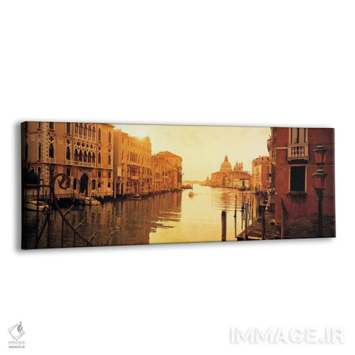 تابلو دکوراتیو Grand Canal, Venice, Italy,ملک ساحلی، کانال گراند، ونیز… اثر پانورامیک ایمجز - نمای پرسپکتیو محصول