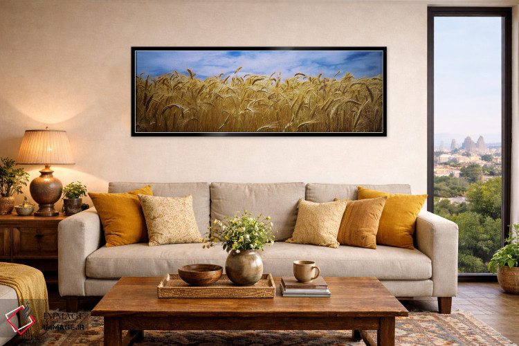 تابلو دکوراتیو Palouse Country, Washington State, USA,محصول گندم در حا… اثر پانورامیک ایمجز - D6B