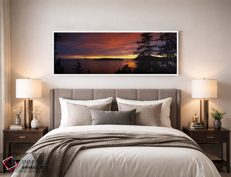 تابلو دکوراتیو Rosario Strait, San Juan Islands, Fidalgo Island, Skagi… اثر پانورامیک ایمجز - D3W