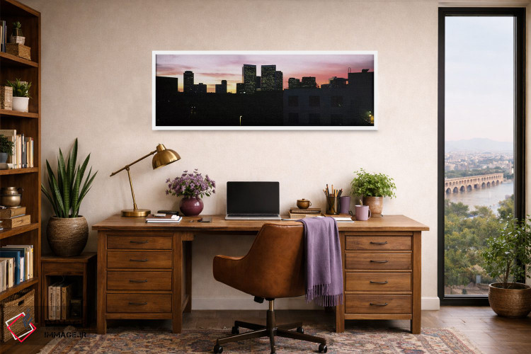 تابلو دکوراتیو Century City, City of Los Angeles, California, USA,سایه… اثر پانورامیک ایمجز - D1W