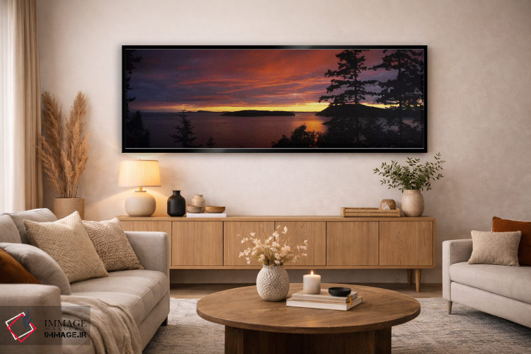 تابلو دکوراتیو Rosario Strait, San Juan Islands, Fidalgo Island, Skagi… اثر پانورامیک ایمجز - D5B