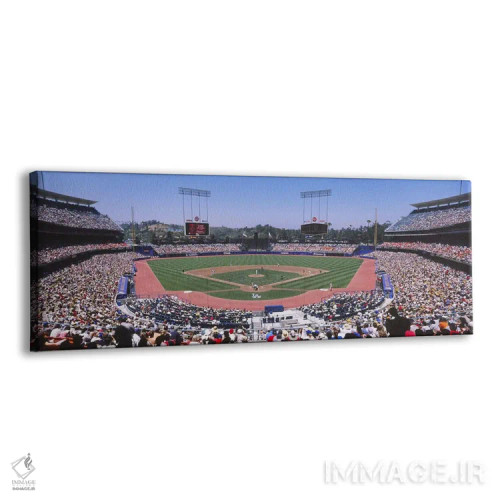 تابلو دکوراتیو Dodger Stadium, Los Angeles, California, USA,مسابقه بیس… اثر پانورامیک ایمجز - نمای پرسپکتیو محصول