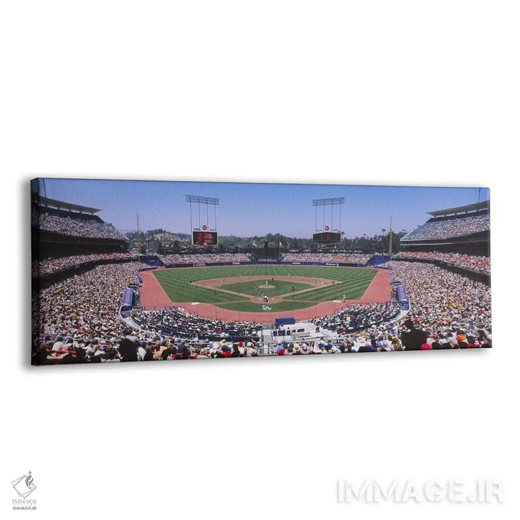 تابلو دکوراتیو Dodger Stadium, Los Angeles, California, USA,مسابقه بیس… اثر پانورامیک ایمجز - نمای پرسپکتیو محصول