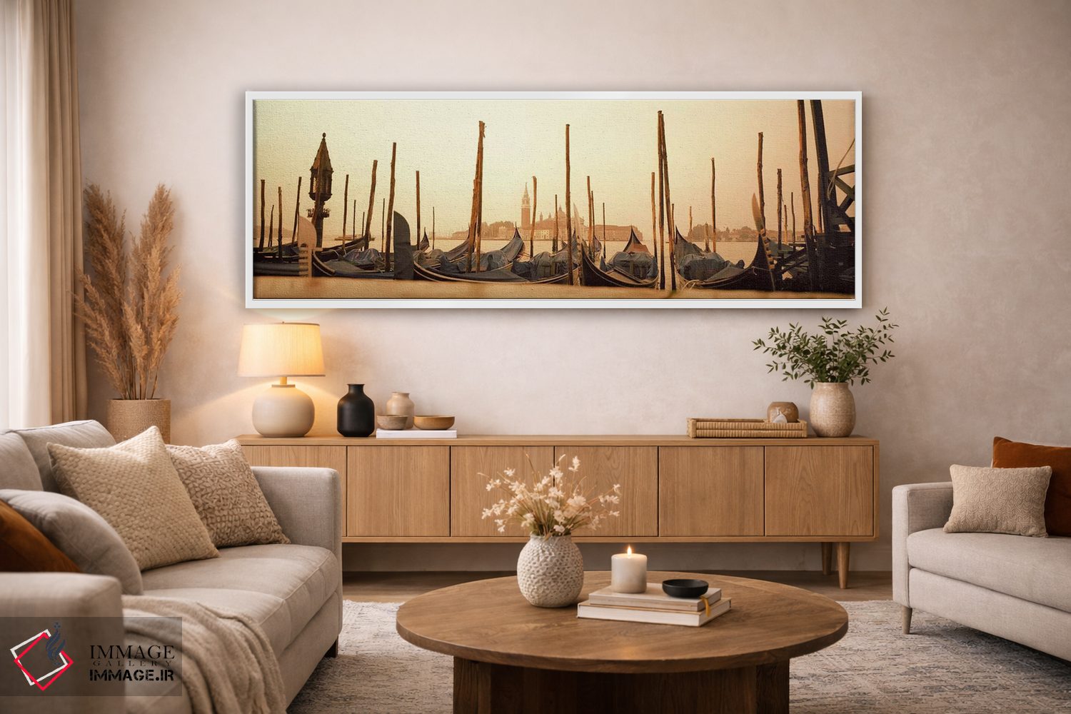 تابلو دکوراتیو San Marco Giardinetti Terminal, Venice, Italy,گوندولاها… اثر پانورامیک ایمجز - D4W