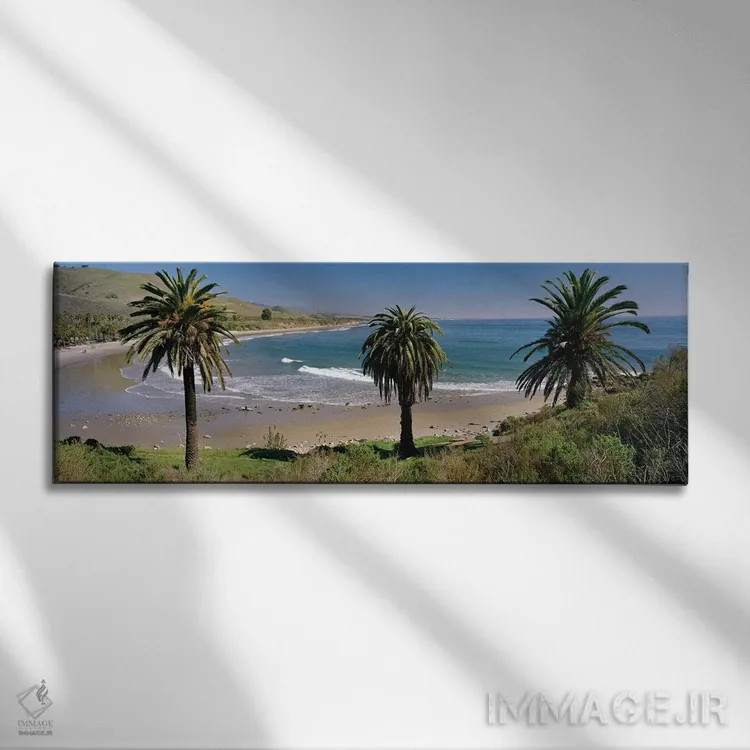 تابلو دکوراتیو Refugio State Beach, Santa Barbara, California, USA,منظ… اثر پانورامیک ایمجز - نمای روبهرو روی دیوار