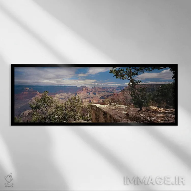 تابلو دکوراتیو Grand Canyon National Park, Arizona, USA,نمایی از نقطه… اثر پانورامیک ایمجز - نمای قابدار مشکی