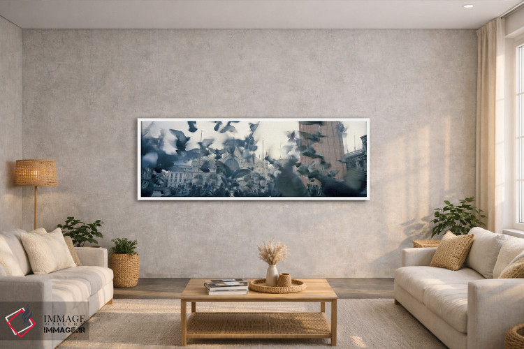 تابلو دکوراتیو St. Mark's Square, Venice, Italy,نمای زاویه پایین از گر… اثر پانورامیک ایمجز - D2W