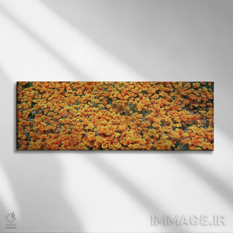 تابلو دکوراتیو Antelope Valley California Poppy Reserve, Los Angelese… اثر پانورامیک ایمجز - نمای روبهرو روی دیوار