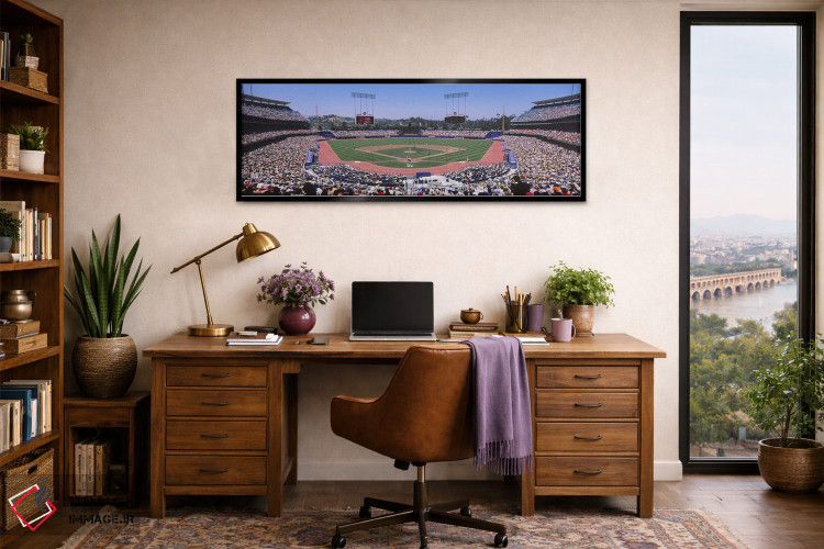 تابلو دکوراتیو Dodger Stadium, Los Angeles, California, USA,مسابقه بیس… اثر پانورامیک ایمجز - D2B