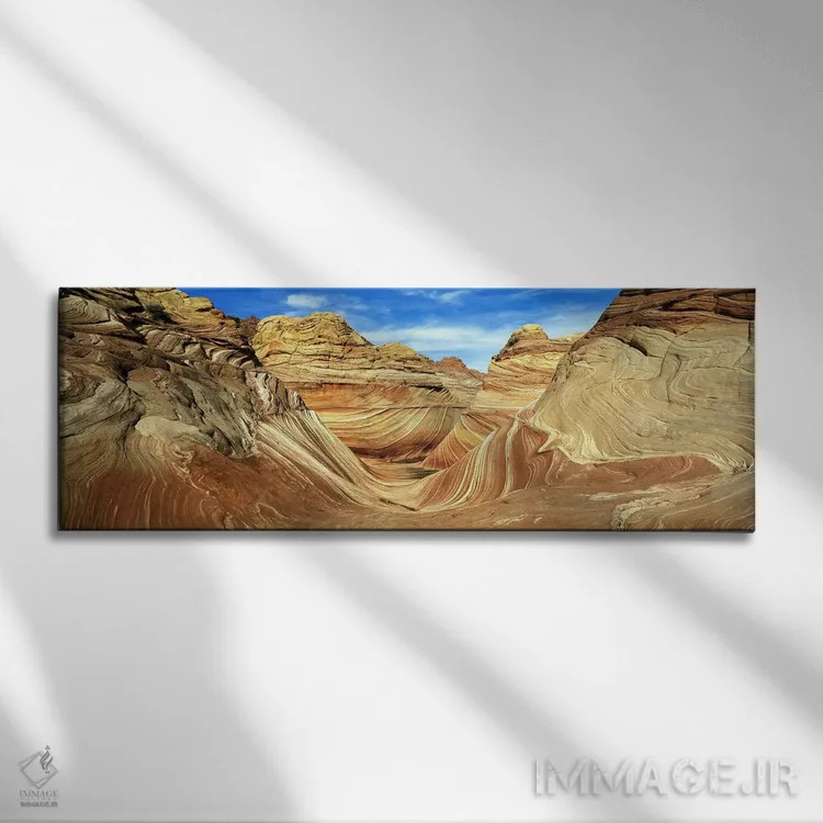 تابلو دکوراتیو Coyote Buttes, Paria Canyon-Vermillion Cliffs Wildernes… اثر پانورامیک ایمجز - نمای روبهرو روی دیوار