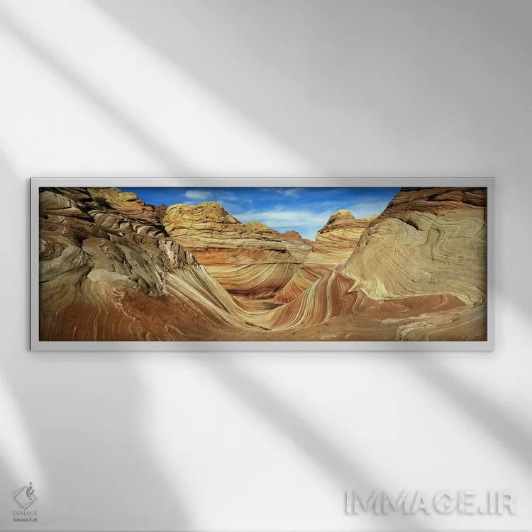 تابلو دکوراتیو Coyote Buttes, Paria Canyon-Vermillion Cliffs Wildernes… اثر پانورامیک ایمجز - نمای قابدار سفید