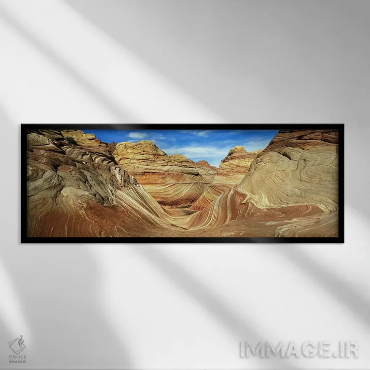 تابلو دکوراتیو Coyote Buttes, Paria Canyon-Vermillion Cliffs Wildernes… اثر پانورامیک ایمجز - نمای قابدار مشکی
