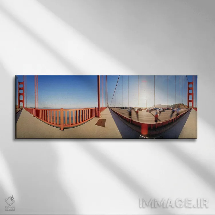 تابلو دکوراتیو Golden Gate Bridge, San Francisco, California, USA,گروه… اثر پانورامیک ایمجز - نمای روبهرو روی دیوار