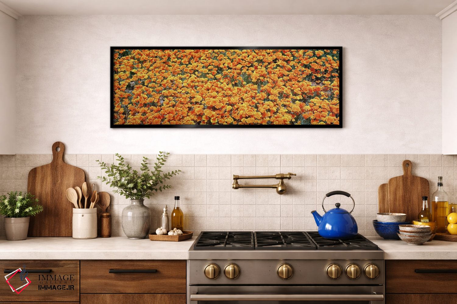 تابلو دکوراتیو Antelope Valley California Poppy Reserve, Los Angelese… اثر پانورامیک ایمجز - D1B