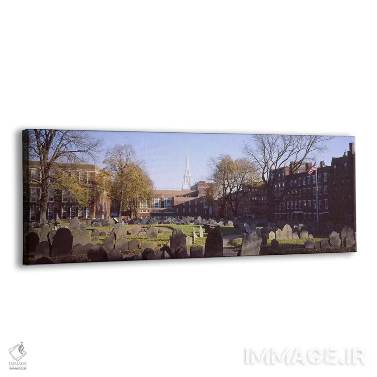 تابلو دکوراتیو Copp's Hill Burying Ground, Freedom Trail, Boston, Mass… اثر پانورامیک ایمجز - نمای پرسپکتیو محصول