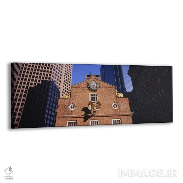 تابلو دکوراتیو Old State House, Freedom Trail, Boston, Massachusetts… اثر پانورامیک ایمجز - نمای پرسپکتیو محصول