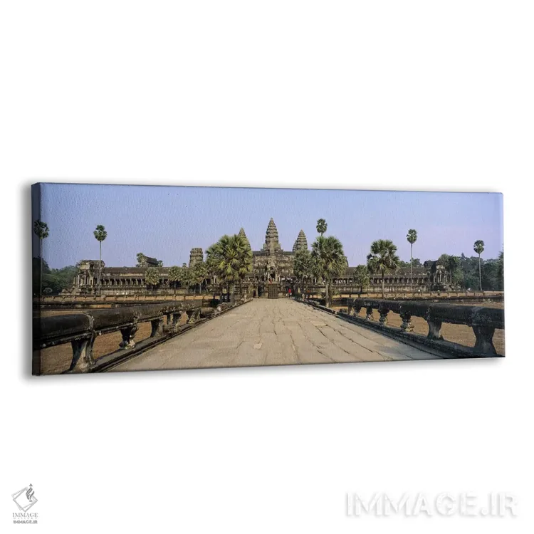 تابلو دکوراتیو Angkor Wat, Siem Reap, Cambodia,مسیر منتهی به معبد قدیم… اثر پانورامیک ایمجز - نمای پرسپکتیو محصول