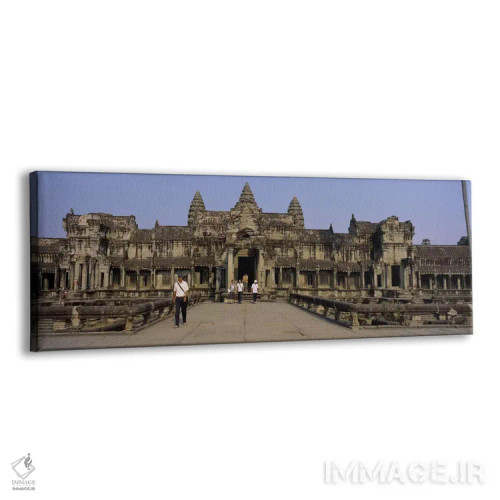 تابلو دکوراتیو Angkor Wat, Siem Reap, Cambodia,گردشگران در حال قدم زدن… اثر پانورامیک ایمجز - نمای پرسپکتیو محصول