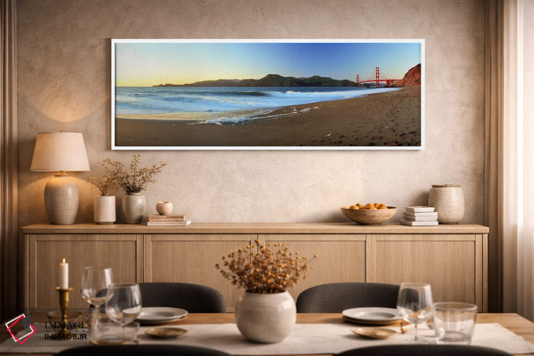 تابلو دکوراتیو Golden Gate Bridge, San Francisco, California, USA,ردپا… اثر پانورامیک ایمجز - D1W