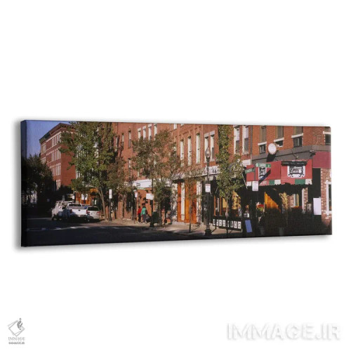 تابلو دکوراتیو North End, Boston, Massachusetts, USA,فروشگاه ها در امت… اثر پانورامیک ایمجز - نمای پرسپکتیو محصول