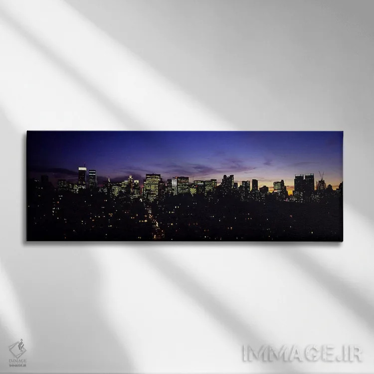 تابلو دکوراتیو Manhattan, New York City, New York State, USA,آسمان خرا… اثر پانورامیک ایمجز - نمای روبهرو روی دیوار