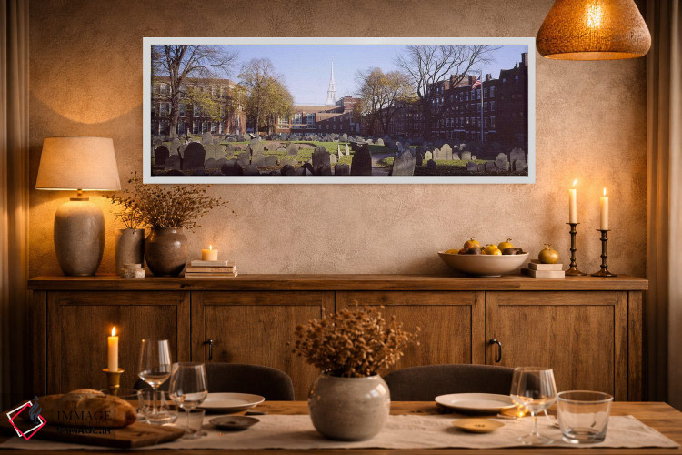تابلو دکوراتیو Copp's Hill Burying Ground, Freedom Trail, Boston, Mass… اثر پانورامیک ایمجز - D1W