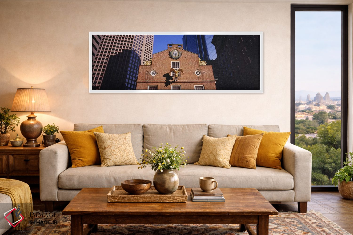 تابلو دکوراتیو Old State House, Freedom Trail, Boston, Massachusetts… اثر پانورامیک ایمجز - D5W